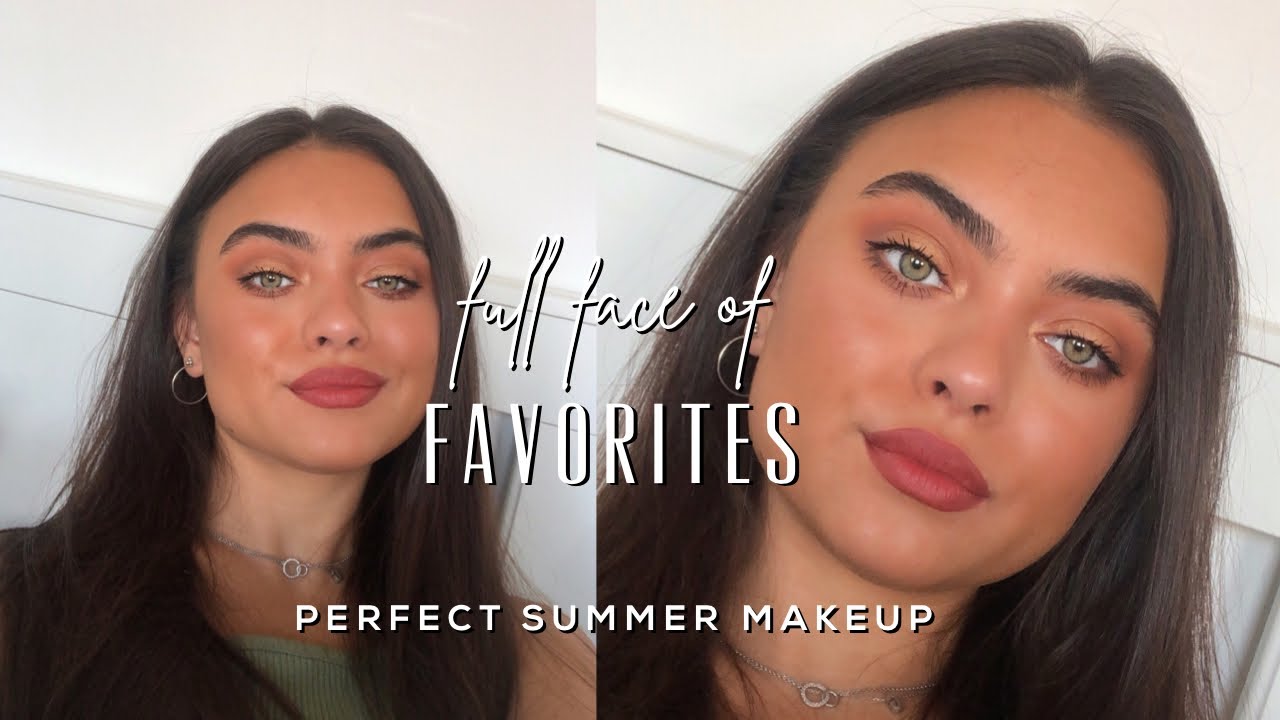 full face of new makeup favorites