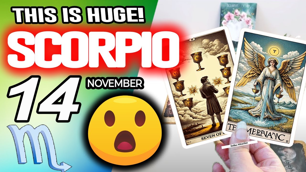 Scorpio ♏️THIS IS HUGE❗️🆗YOUR LIFE IS ABOUT TO CHANGE💚😮 horoscope for today NOVEMBER 14 2025 ♏️
