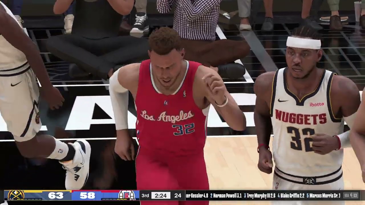 Nikola Jokic vs Chris Paul 2nd half Clippers vs Nuggets