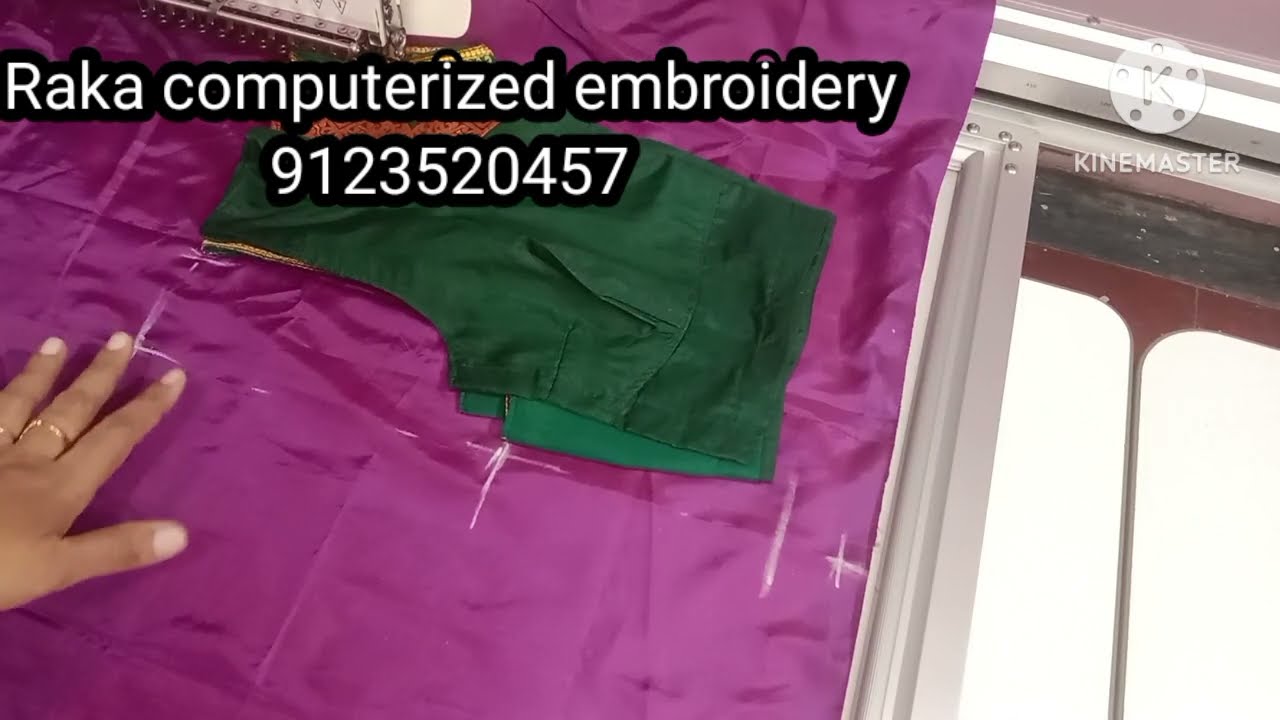 How to Mark a Blouse for Computer Embroidery? கணினி எம்பிராய்டரிக்கு பிளவுஸ் மார்க் செய்வது எப்படி?