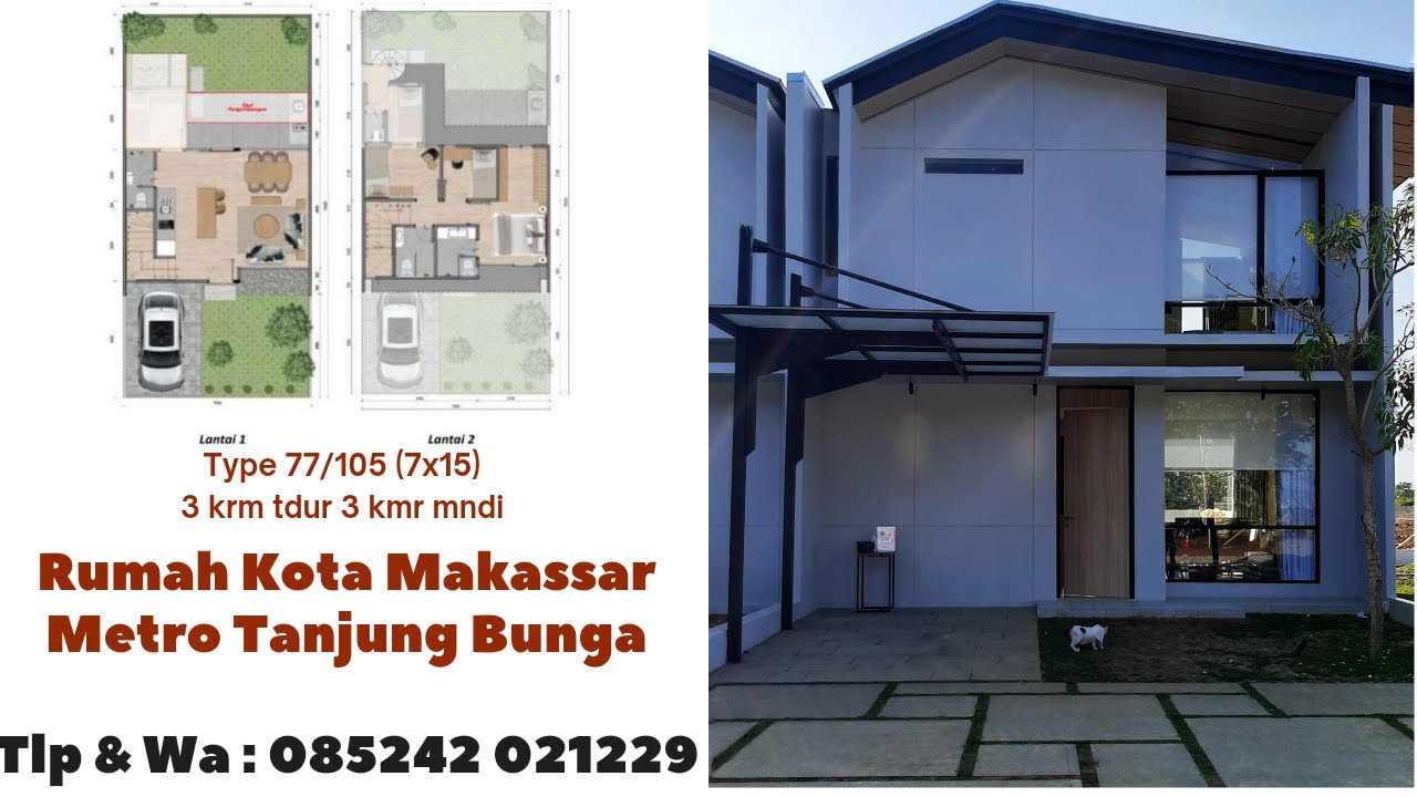 Rumah Rolling Hills poros Tanjung Bunga Kota Makassar 085242 021229