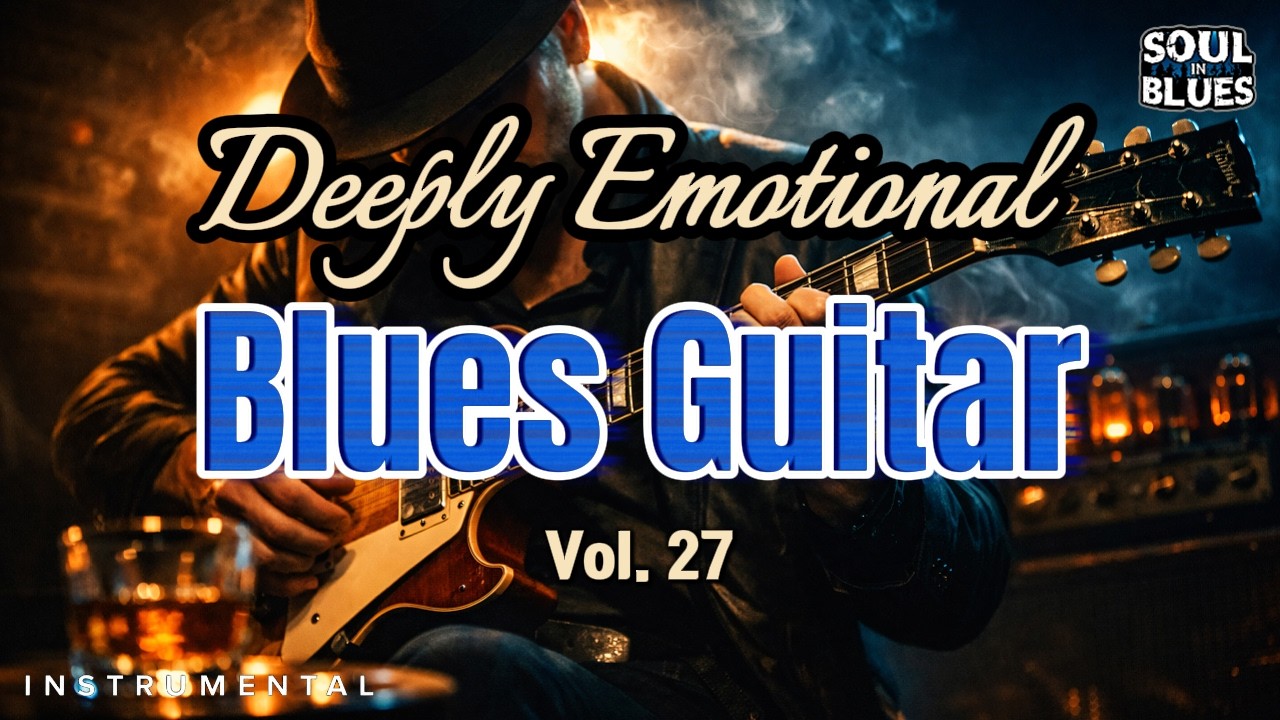 Deeply Emotional Blues Guitar 27 | Midnight Whiskey Blues(Blue Notes for a Lonely Night)
