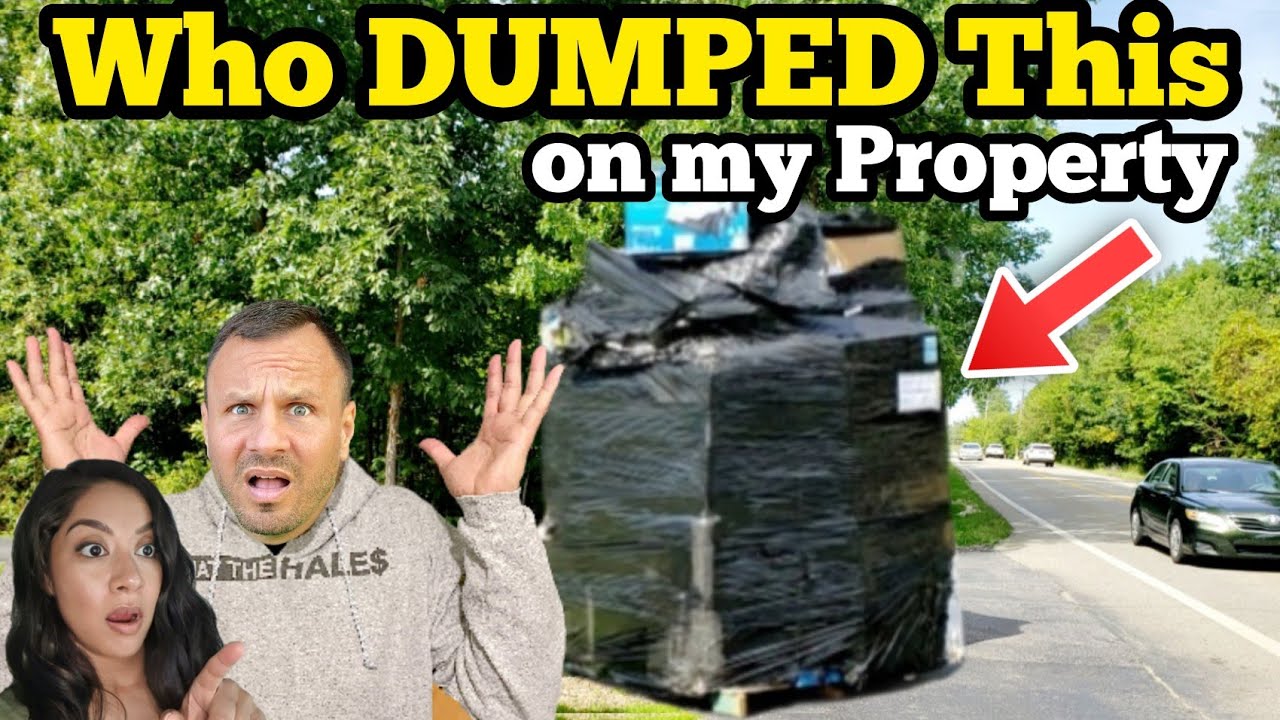 Who DUMPED THIS ON MY PROPERTY ... Amazon Return Pallet Unboxing