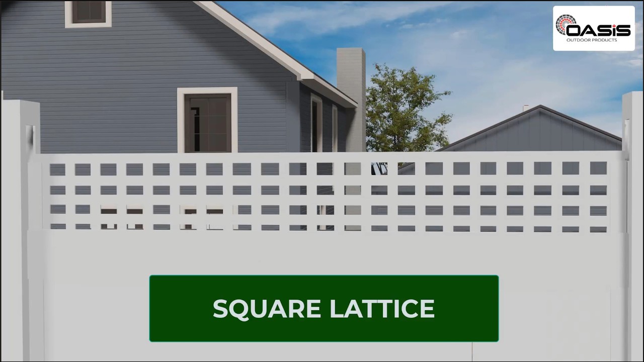 Oasis Diagonal and Square Lattice Install