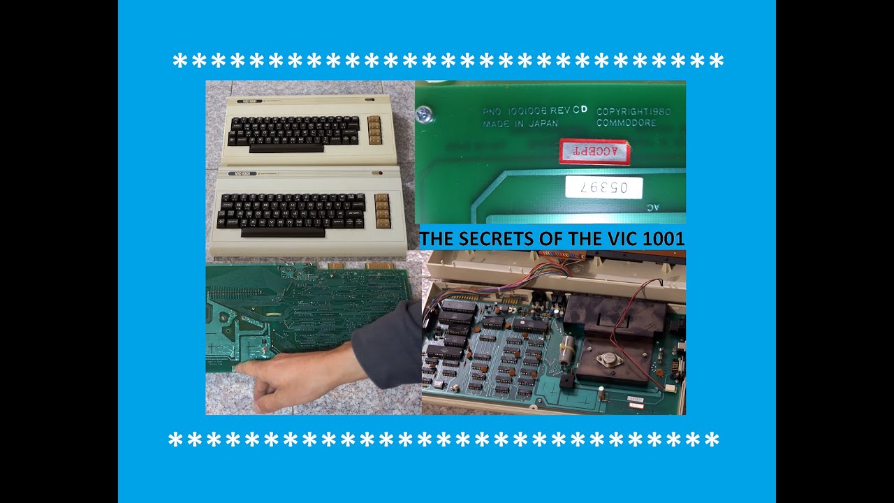THE SECRETS OF THE COMMODORE VIC 1001