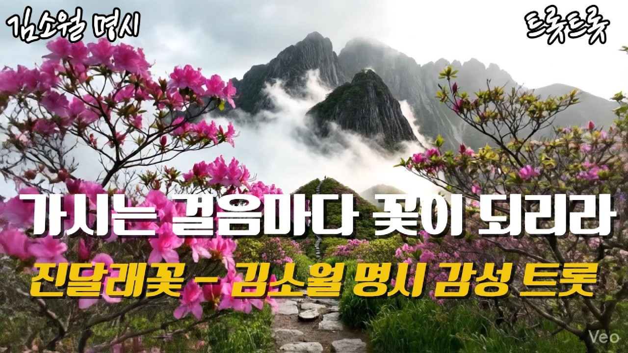[중년트롯] 진달래꽃 – 김소월 명시 재해석 감성 트롯 | 가시는 걸음마다 꽃이 되리라