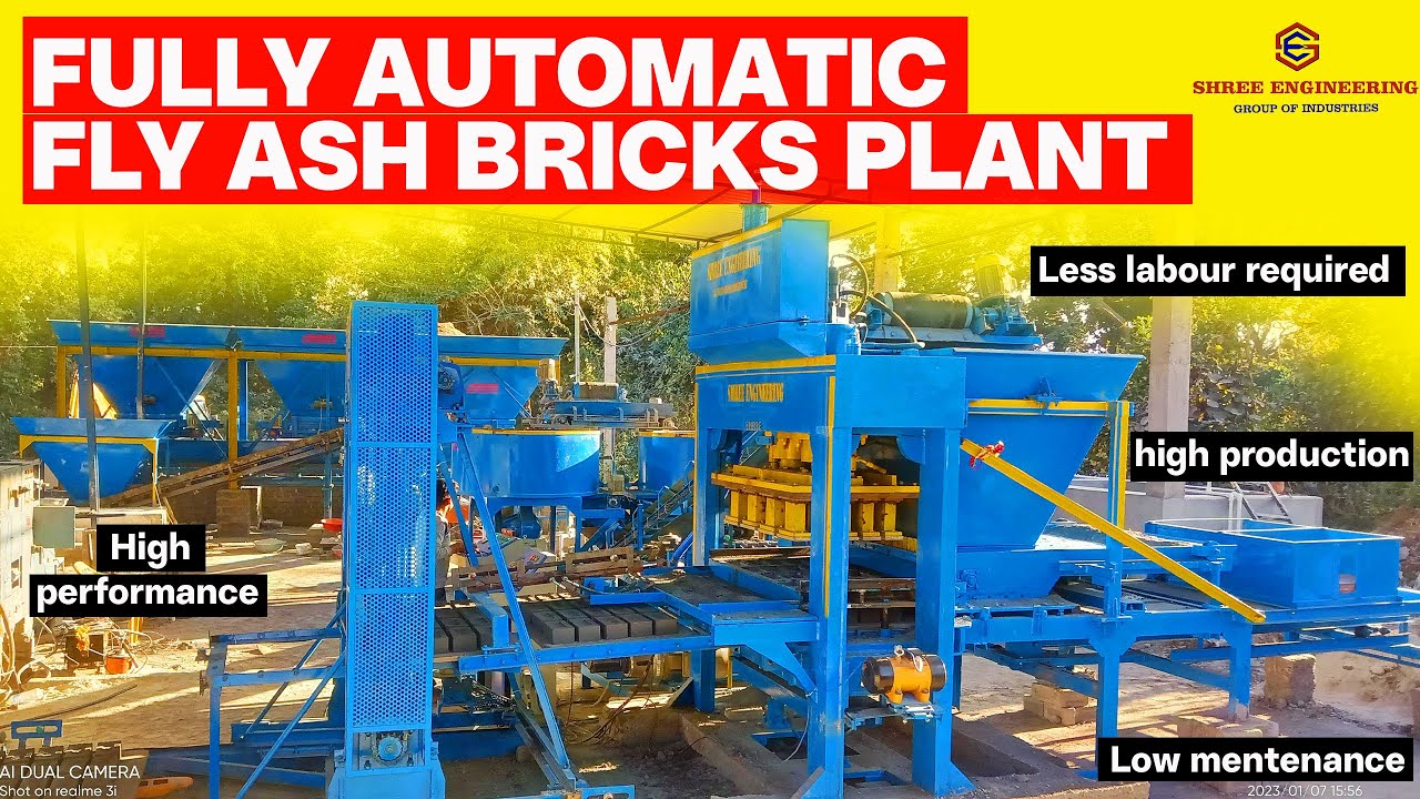 20 Cavity Fully Automatic Fly Ash Bricks Machine | Ultra High Production Plant #brick #machine