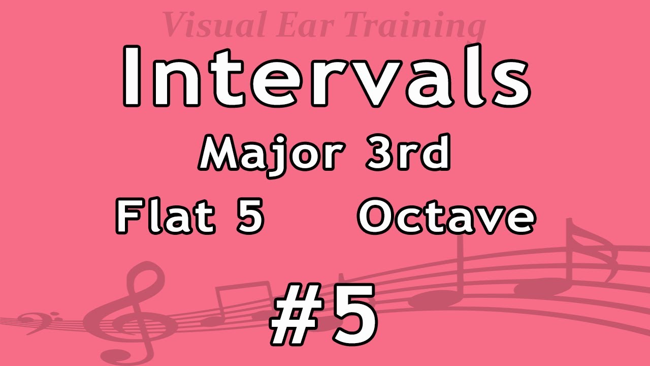 Ear Training Exercise - Intervals: Major 3rd, Flat 5, Octave #5