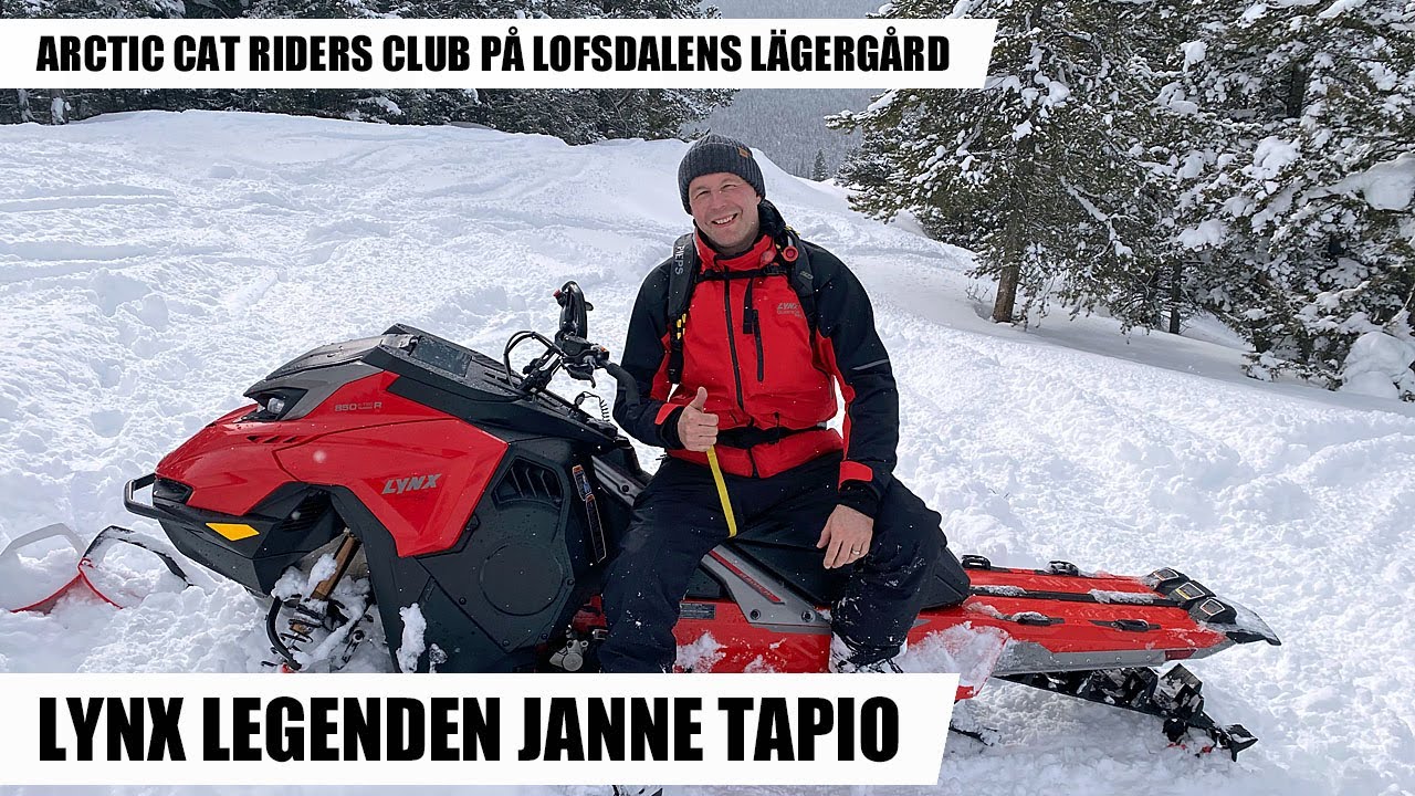 SnowRider TV Ep. 142, Säsong 6 - Lynx legenden Janne Tapio, Arctic Cat Riders Club