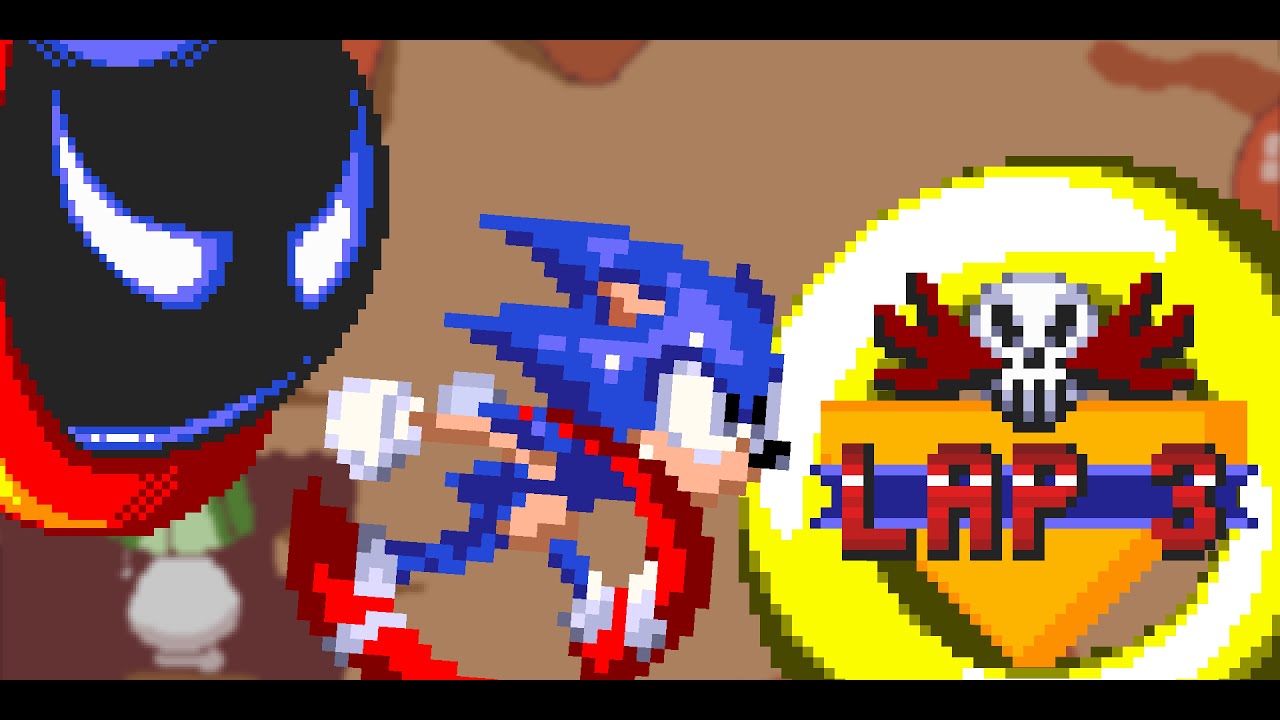 Sonic 3 in Pizza Tower: Bloodsauce Dungeon Lap 3