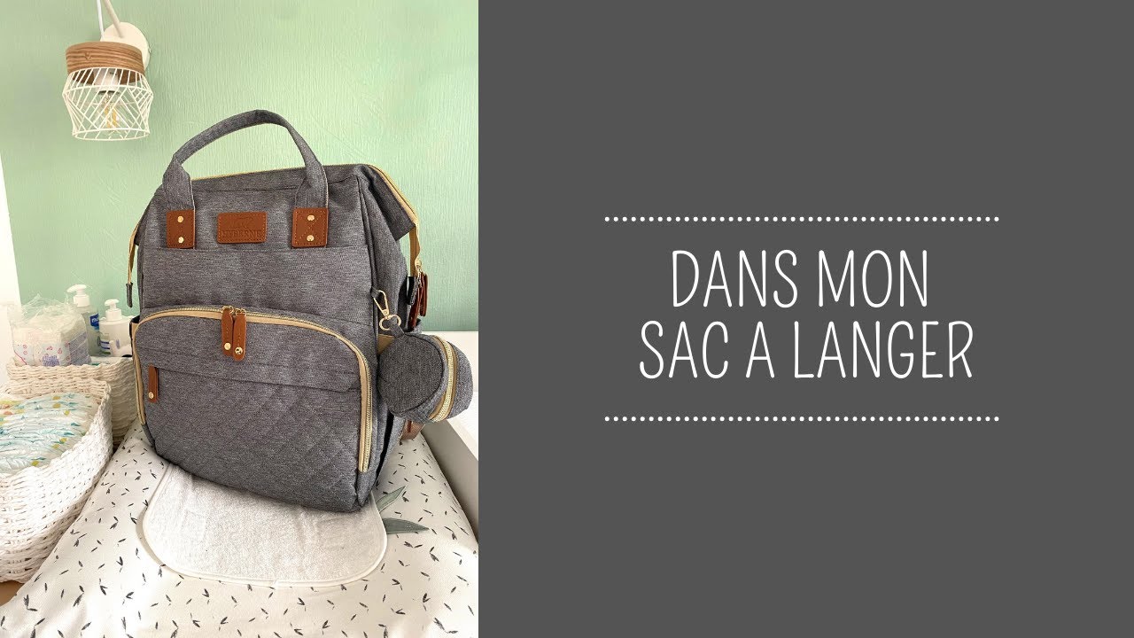 DANS MON SAC A LANGER | Contenu & organisation