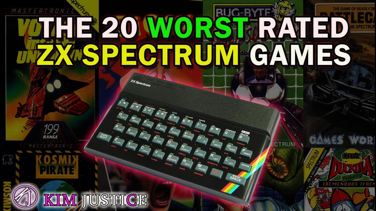 The 20 WORST RATED ZX Spectrum Games From the Big 3 Mags