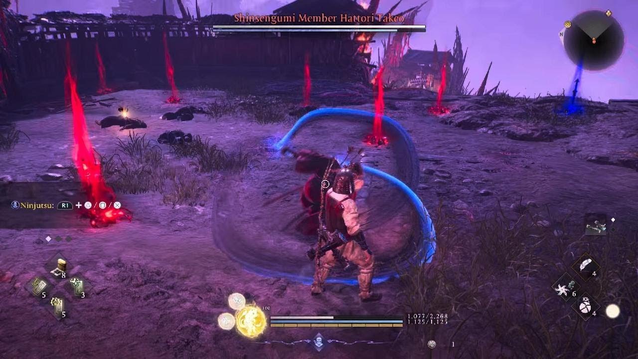 Nioh 3 Shinsegumi Member Hatori Takeo