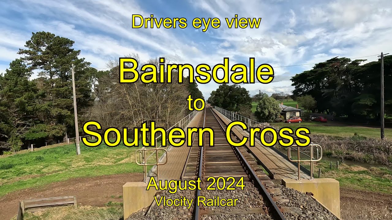 Drivers eye view, Bairnsdale to Southern Cross, VL, Aug 2024