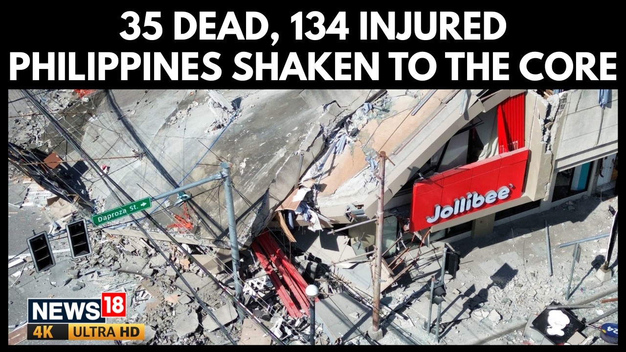 Philippines Earthquake | 7.9-Magnitude Quake Kills 35, 134 Injured | Tsunami Alert Issued | 4K