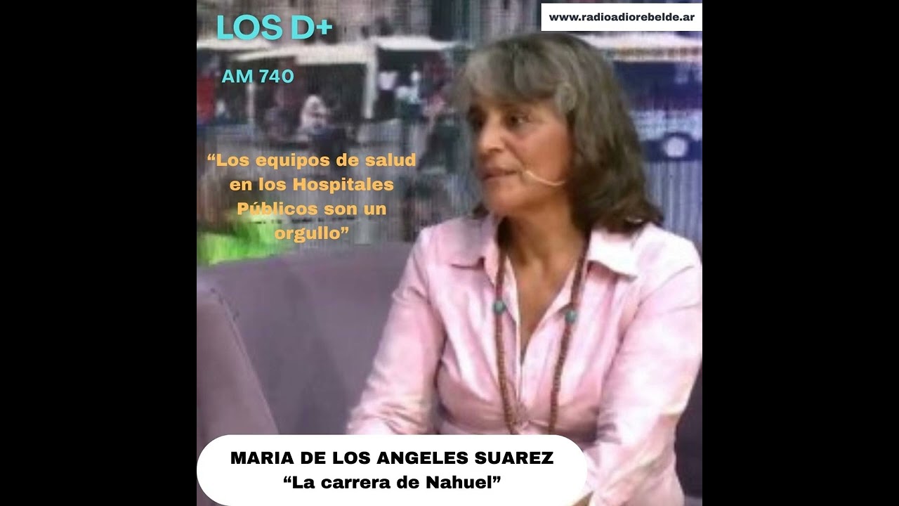 María de los Angeles, impulsora de LA CARRERA DE NAHUEL