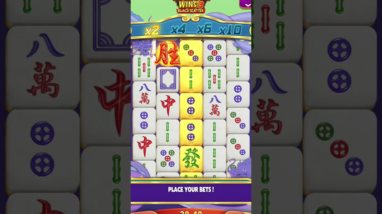 3 Black scatter Mahjong win 3 gameplay #yonorummytrick #slot #yonoapp#viral#gameplay#newyonogames