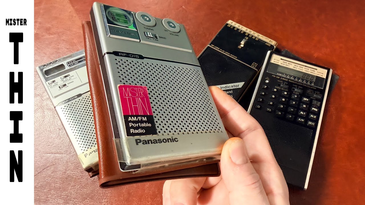 «Шпионское» радио ЦРУ Mr Thin от Panasonic.
