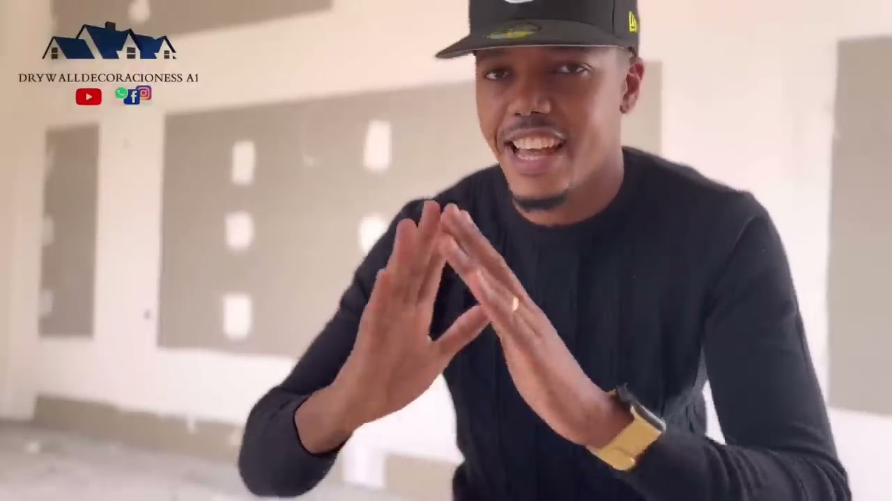 Cómo darle acábado a una pared de paneles de yeso, técnica eficiente  🔴🤯 video  6