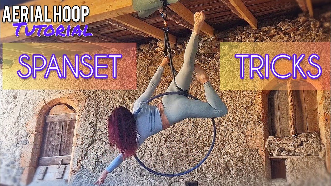 SPANSET CHOREOGRAPHY (no splits) TUTORIAL on Aerial Hoop/Lyra