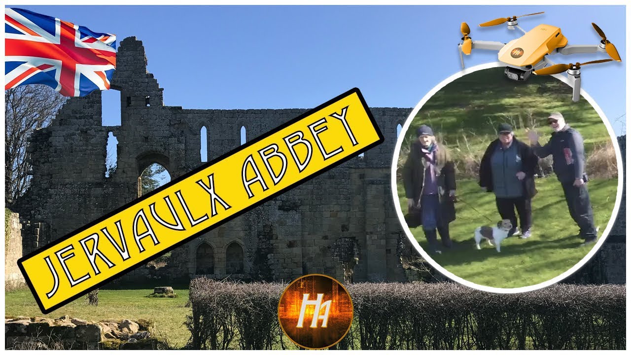 Jervaulx Abbey | English History | 4k Drone Footage