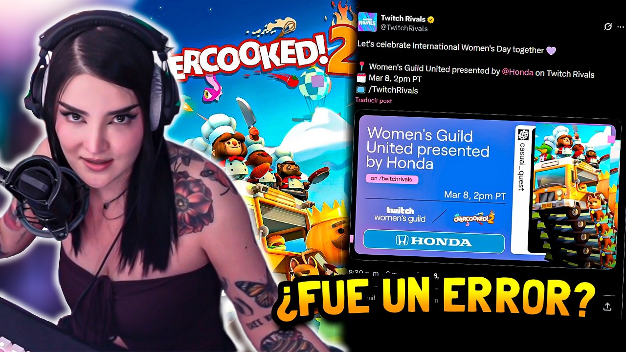 CAPRI OPINA DE LA POLÉMICA DEL TWITCH RIVALS DEL 8M - OVERCOOKED 2