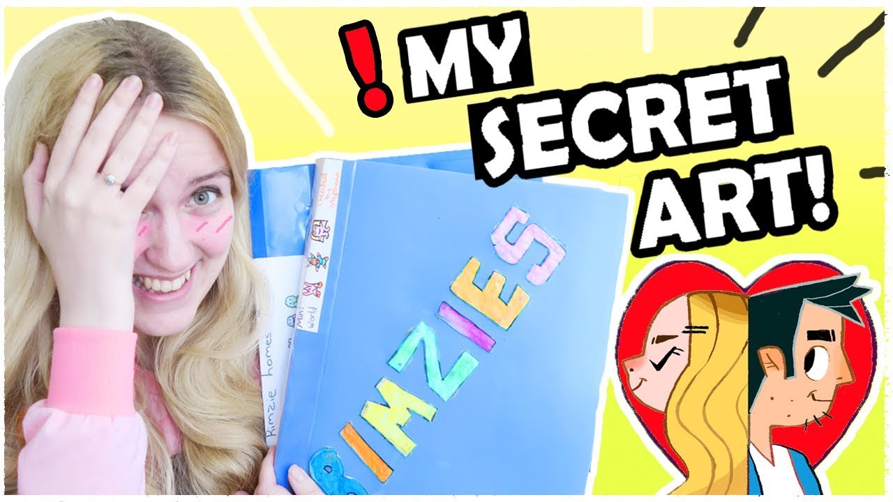 MY WEIRDEST CHILDHOOD CREATION.. MY SECRET ART! ✂️ (Rimzies #1)