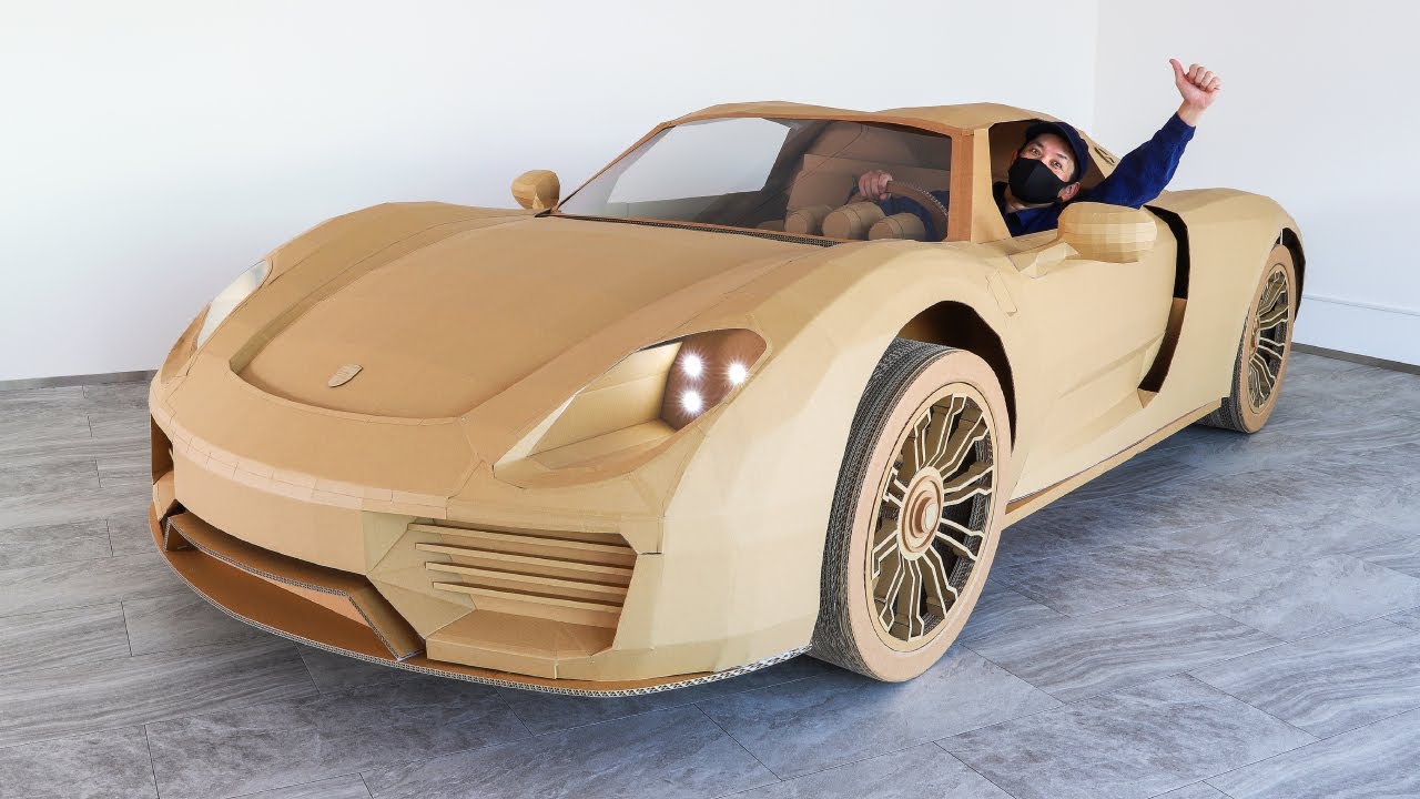 【Racing Master】Изготовление Porsche из картона