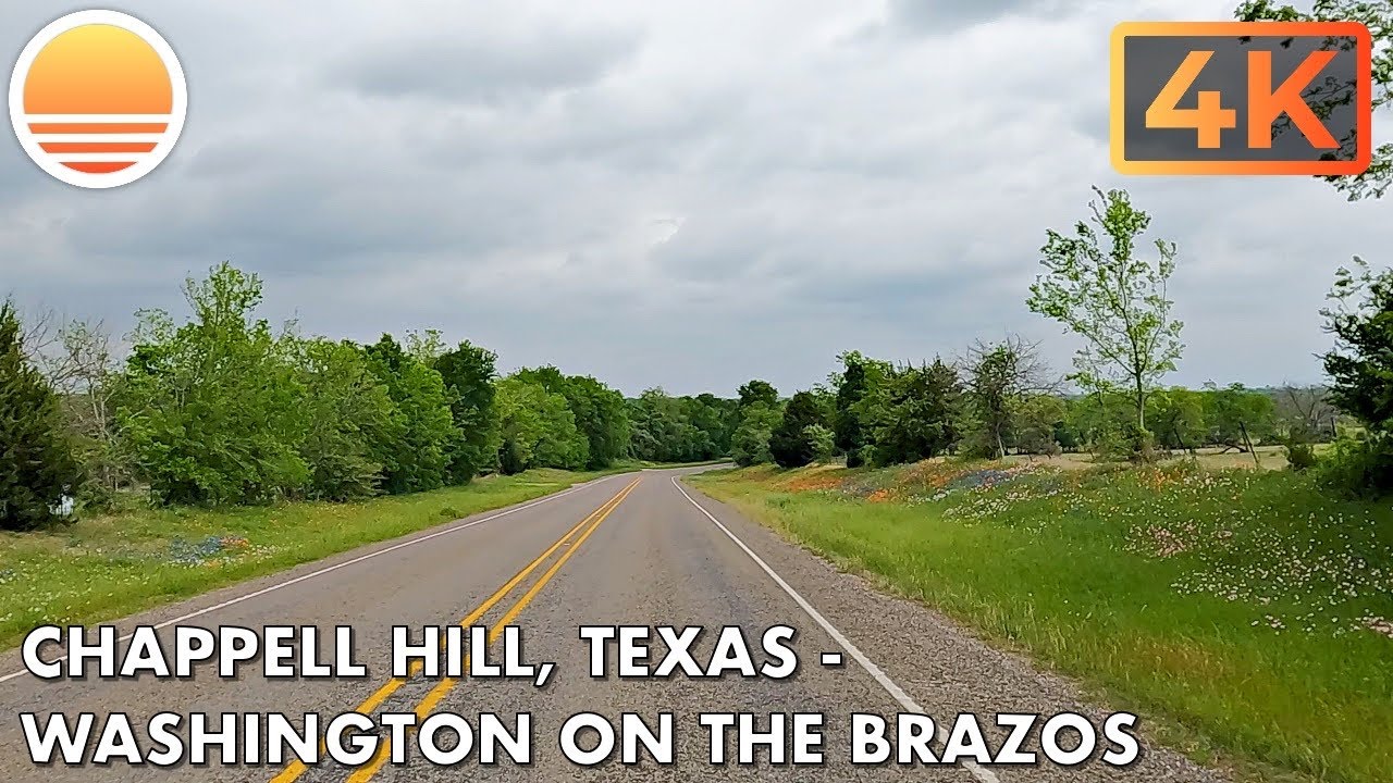 Chappell Hill, Texas to Washington on the Brazos, Texas!  Drive with me on a Texas highway.