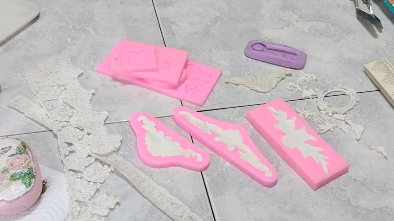 Diferentes Pastas Para Trabajar Con Moldes De Silicona!! (151)