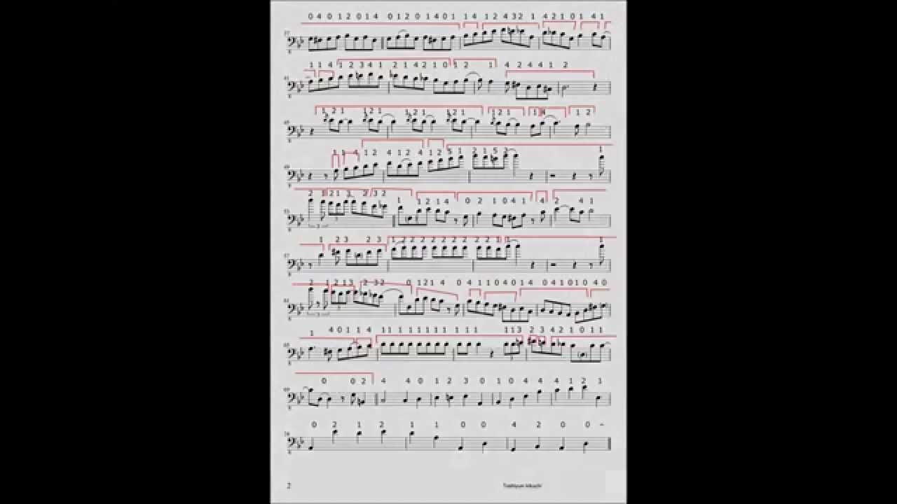 Scott LaFaro - Autumn Leaves ( Bass Transcription )