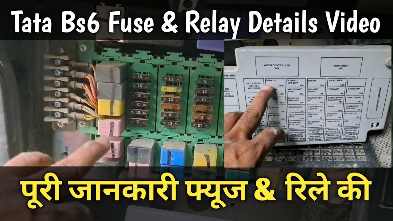 Tata Signa Bs6 Fuses & Relays Details