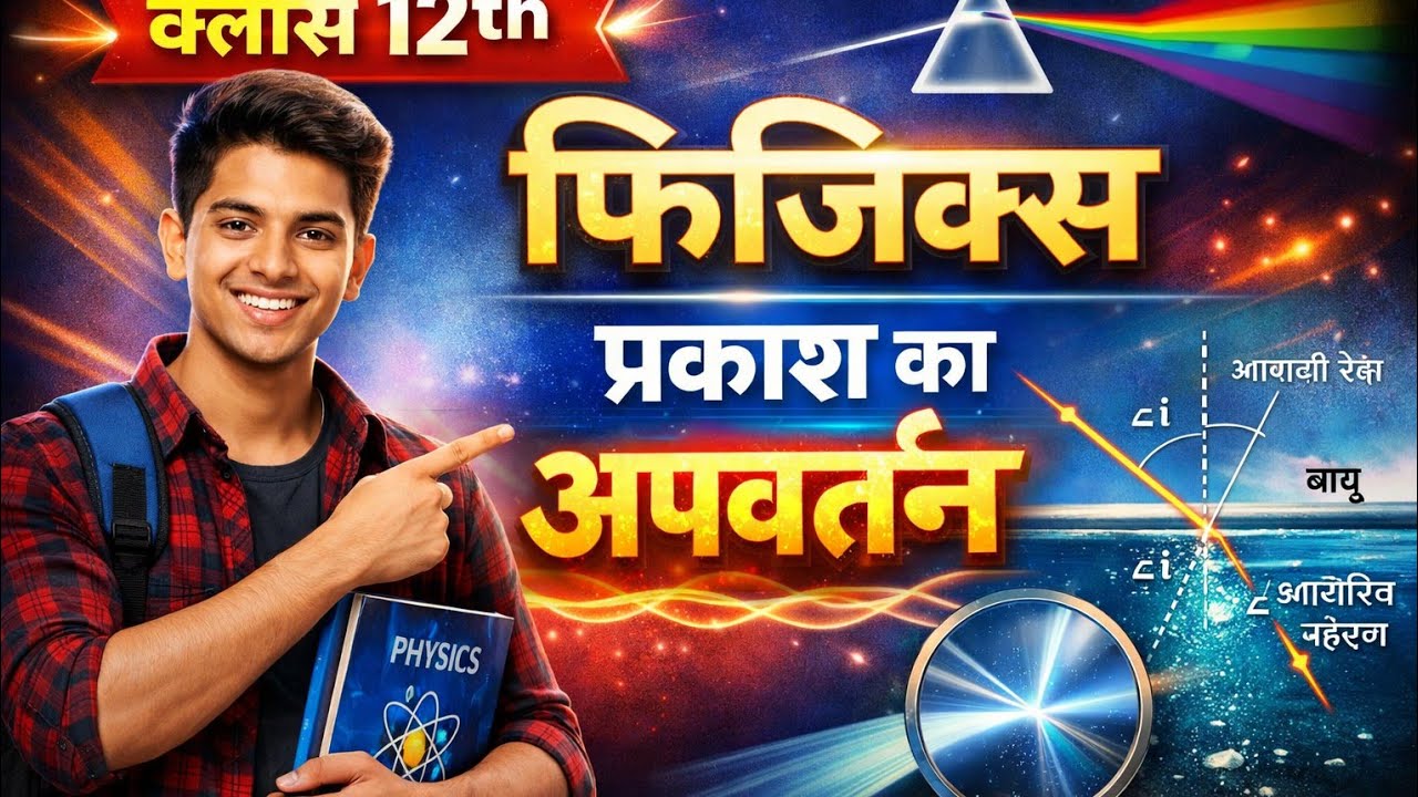 Class 12th physics chapter ray optics prakash ka apvartan.#education #physics #ytshorts #raadha 