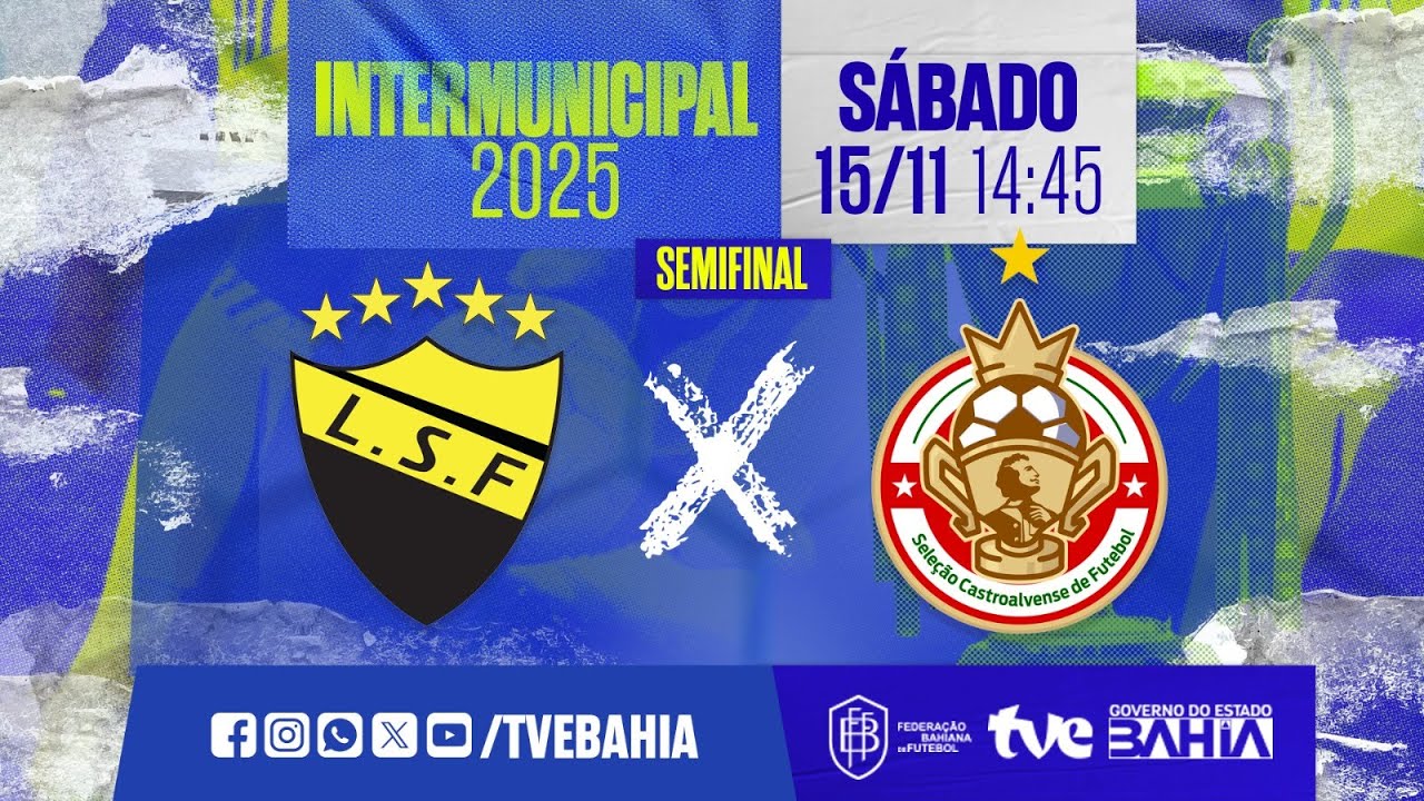 SANTO AMARO 1 X 0 CASTRO ALVES | PARTIDA COMPLETA | SEMIFINAL INTERMUNICIPAL | 15/11/2025