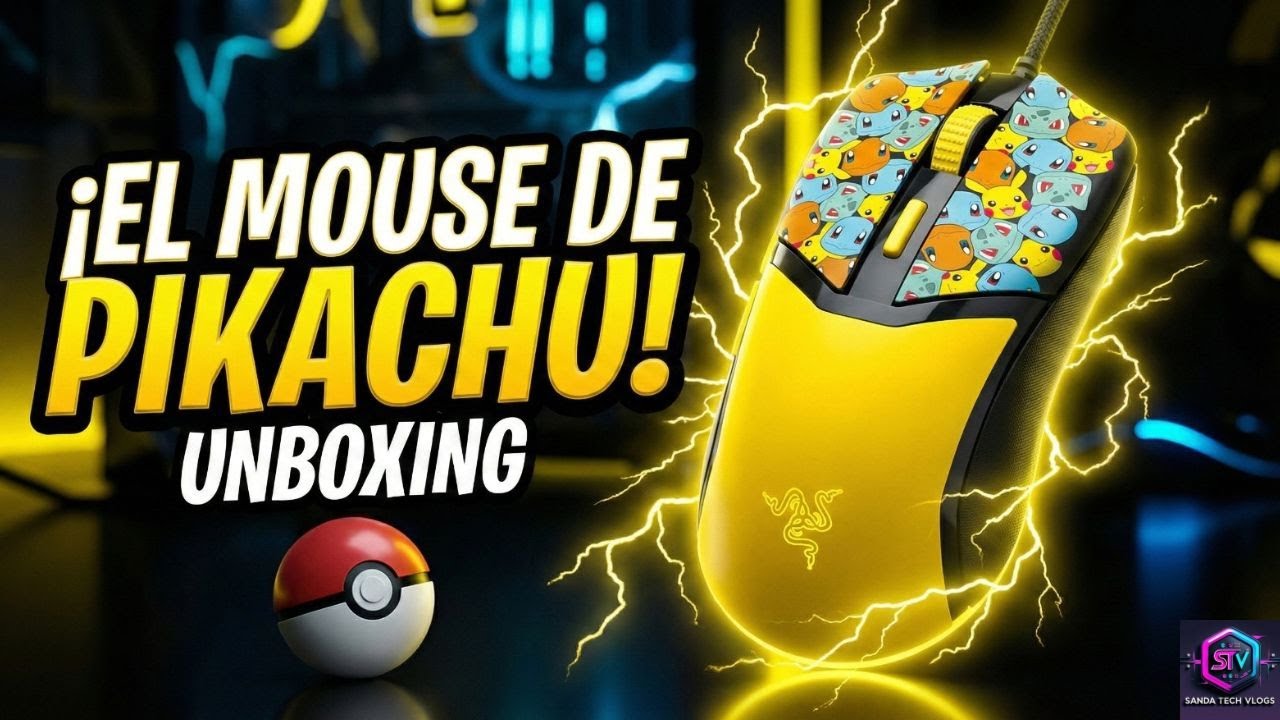 ¡EL MOUSE DE PIKACHU! ⚡ Unboxing Razer Cobra Pokémon Edition