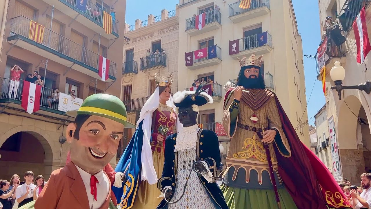 Ball dels Gegants, Gegantons i Nans (Festa Major Sant Joan Valls 2023)