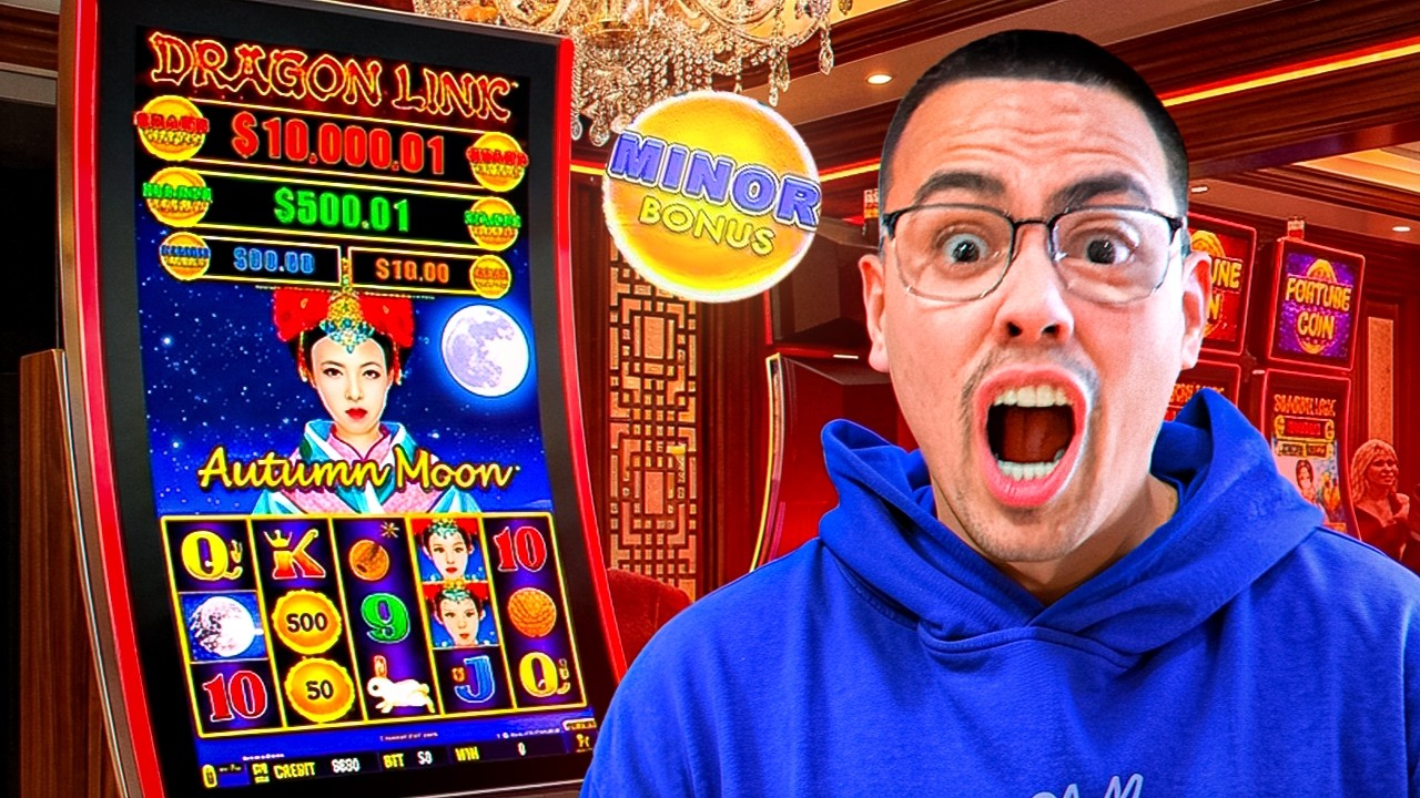 OVER $10,000 SLOT MACHINE WIN ON DRAGON LINK!!!