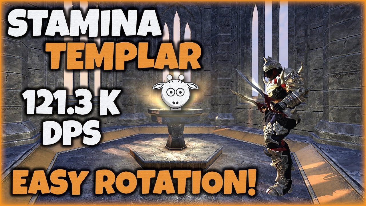 Stamina Templar PvE Build | 121.3k DPS | EZ Rotation | Deadlands DLC - ESO