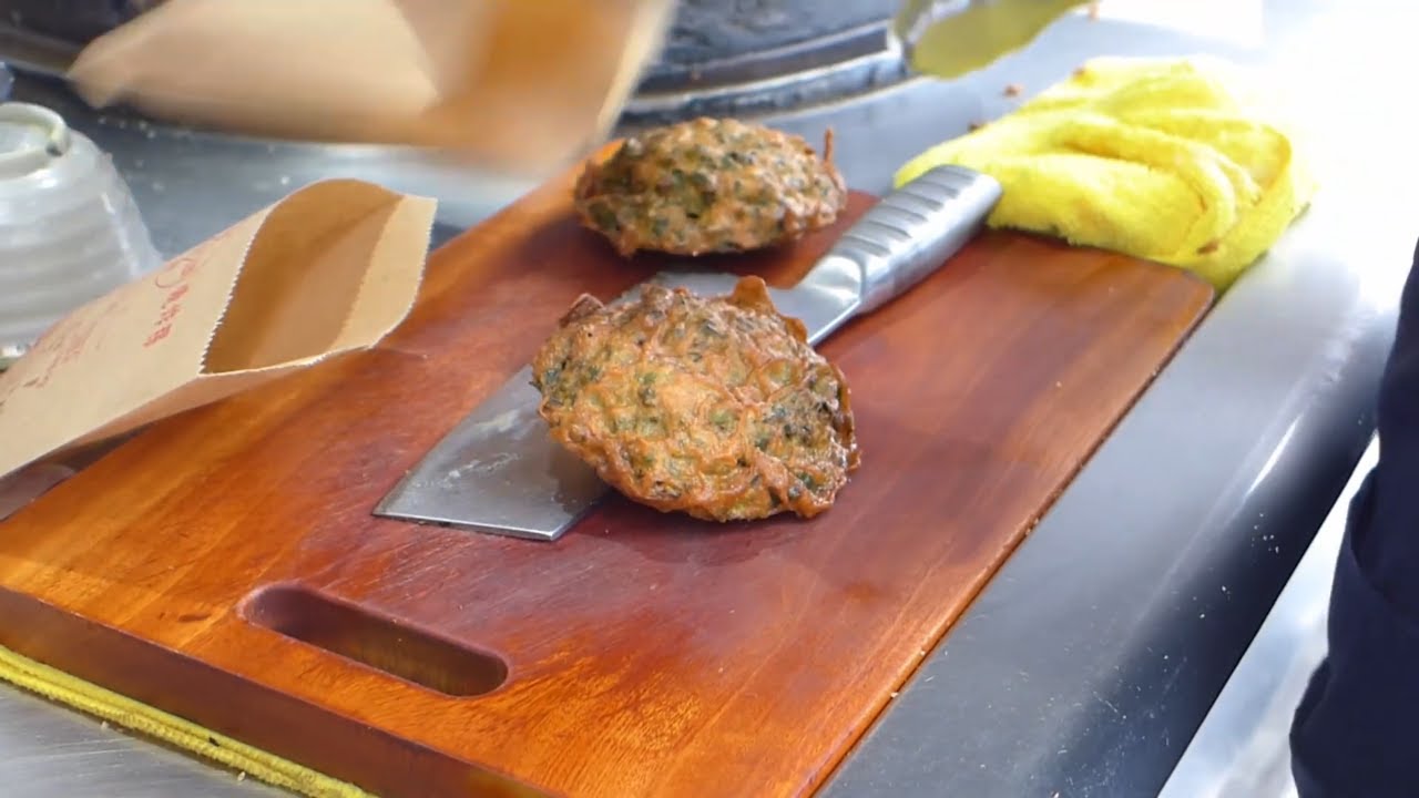 台中清水燒炸粿 炸蚵嗲 台灣小吃美食 台灣必吃海鮮