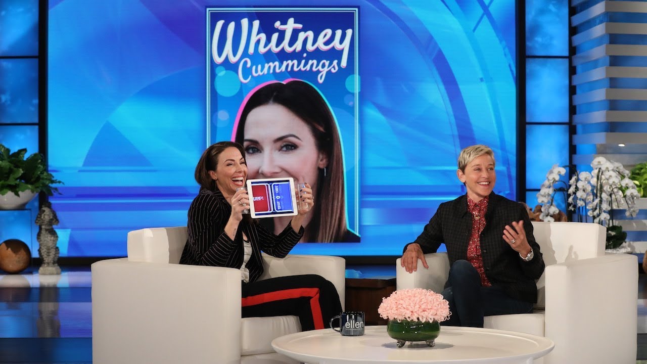 Whitney Cummings Plays 'Heads Up!' with Her Own Personalized Deck!