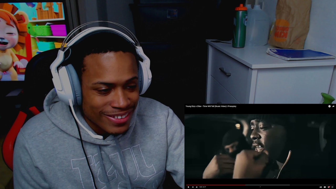 Young Dizz x DSav - Time Will Tell (Music Video) | Pressplay(CHICAGO REACTION)