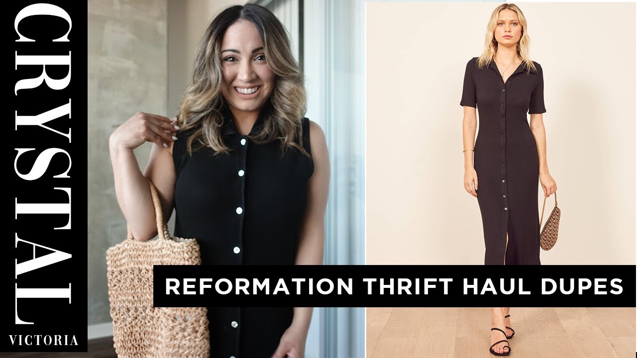 I Found Reformation At The Thrift Store!! |Thrift Haul Dupes