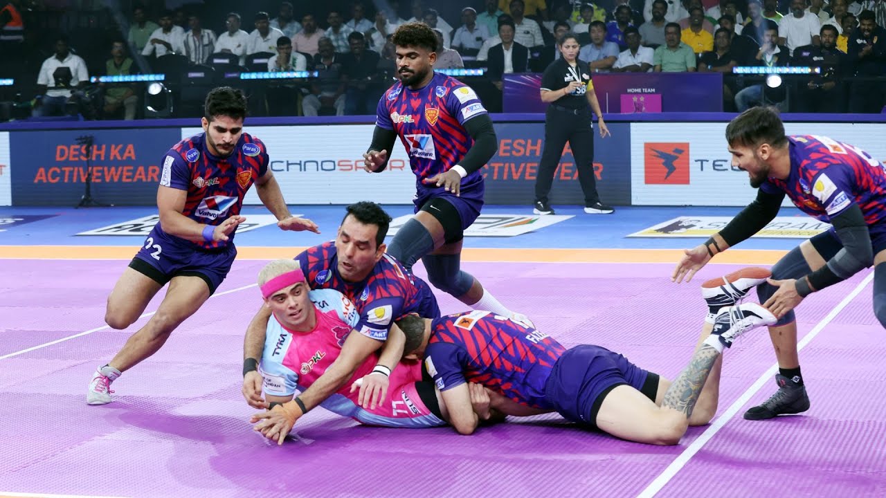 PKL Highlights: Jaipur Pink Panthers vs Dabang Delhi K.C. | Pro Kabaddi League Season 12 | Hindi