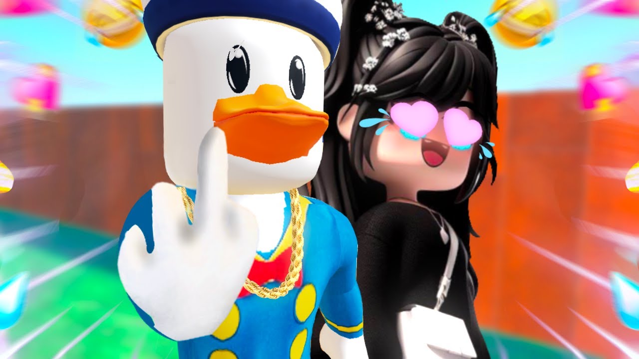 Мой голос Дональда Дака заставил её плакать! (Roblox)
