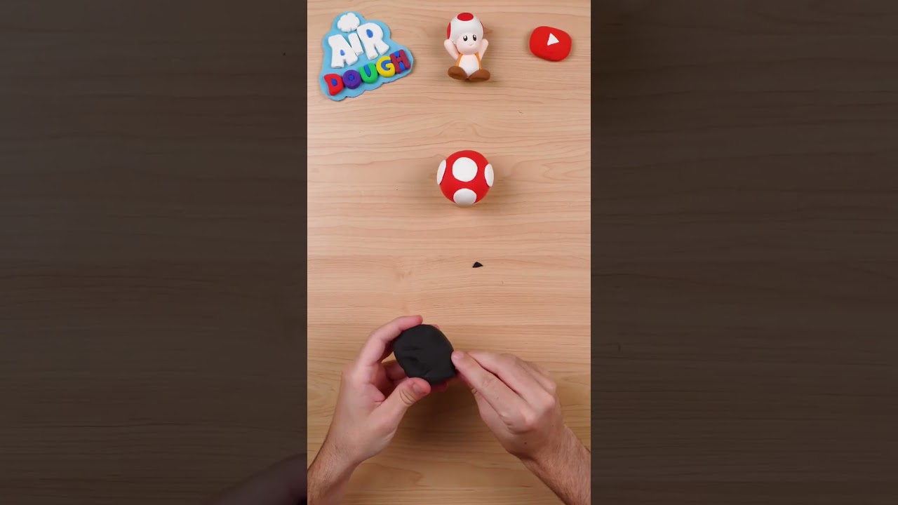 We Made a Mario Mushroom with CLAY!