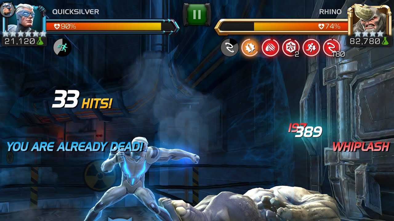 6* rank 4 Quicksilver puts 188 whiplash on the opponent that does 377,000 expire damage.