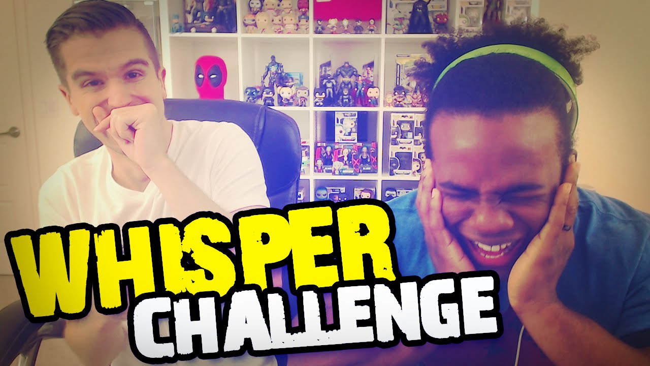 WHISPER CHALLENGE w/ AUSTIN CREED (aka WWE's XAVIER WOODS!!)