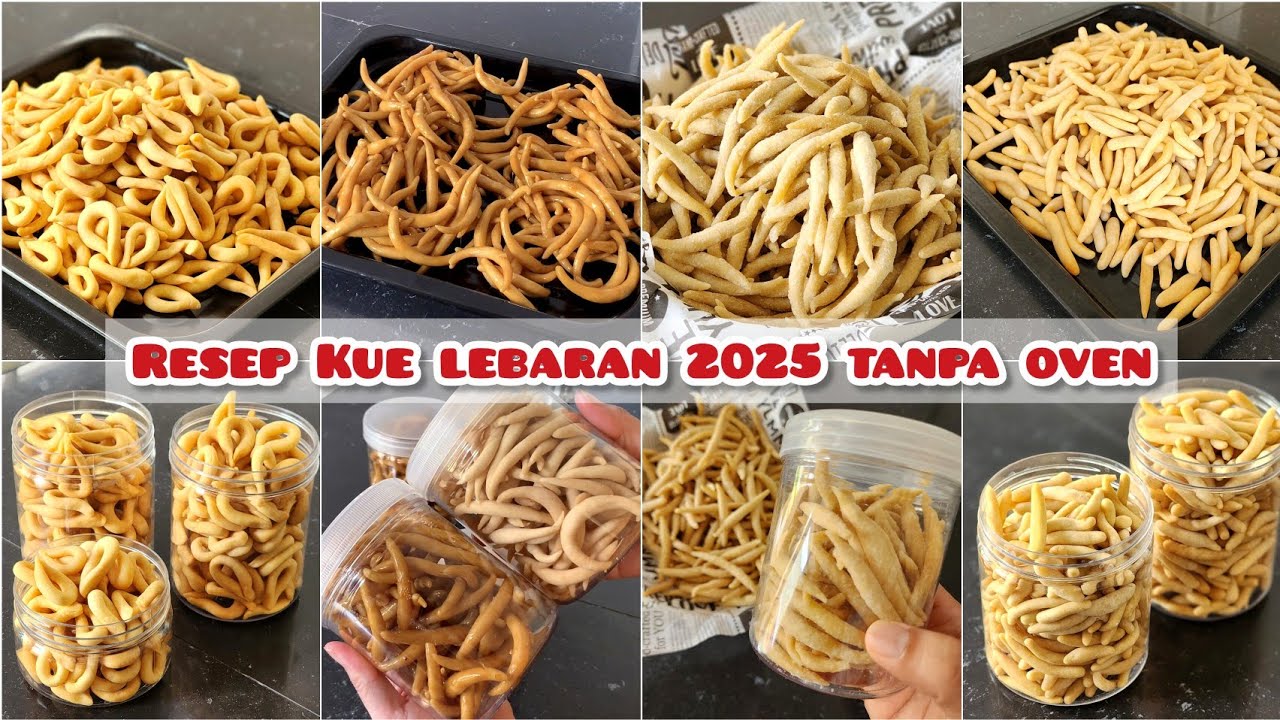 4 Resep kue lebaran 2025 tanpa oven. Aneka kreasi telur gabus / bidaran buat isi toples lebaran