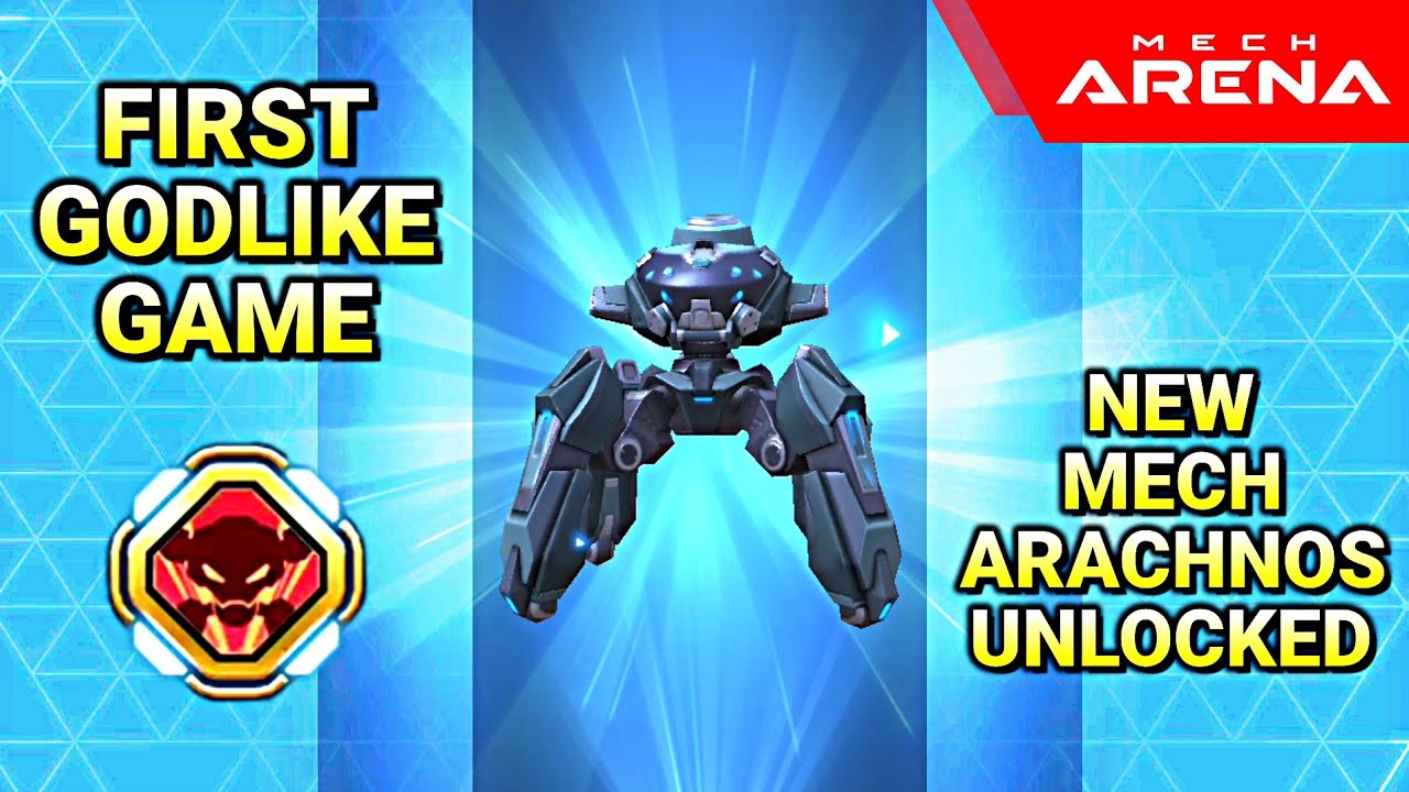 New Mech Arachnos Unlock - First Godlike Gameplay - Mech Arena Robot Showdown