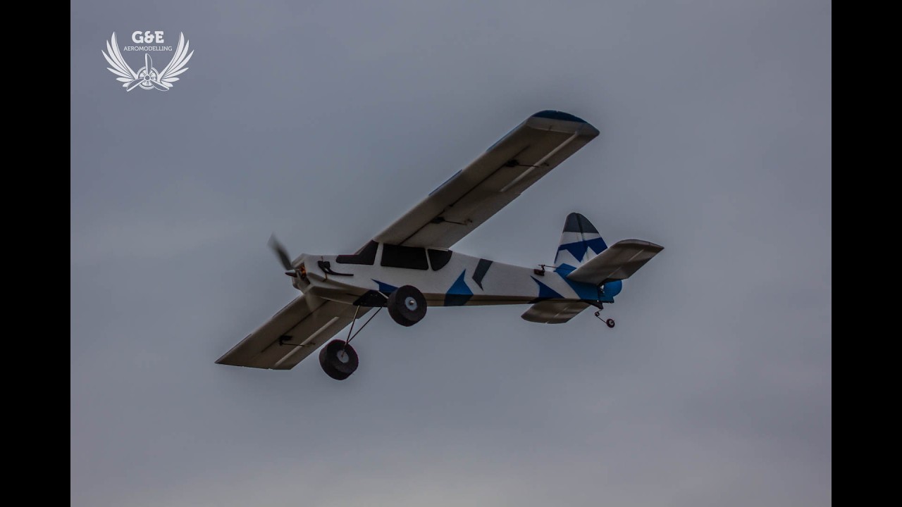G&E Aeromodelling on the field: Fun Cub & Phoenix 2000, hard wind conditions (Ep.575)